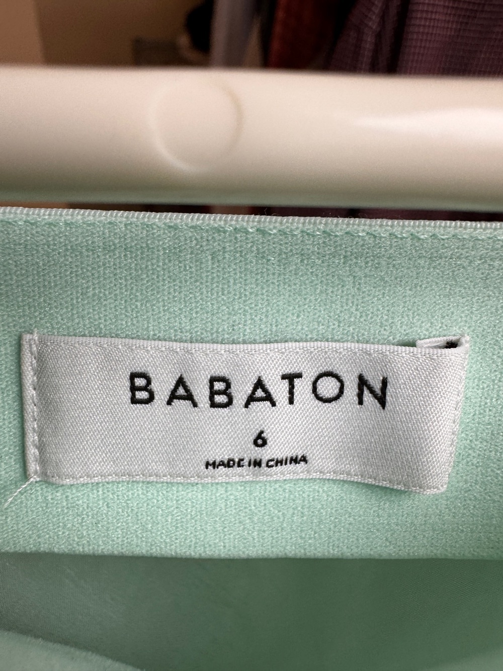 Babaton by Aritzia Mint Green Satin Slip Midi Skirt | Size 6 | 100% Acetate - Picture 4 of 6